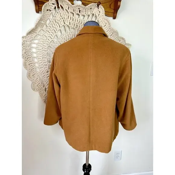 Vintage 1950s Vicuna Einiger Mill Cropped Swing Jacket One Size